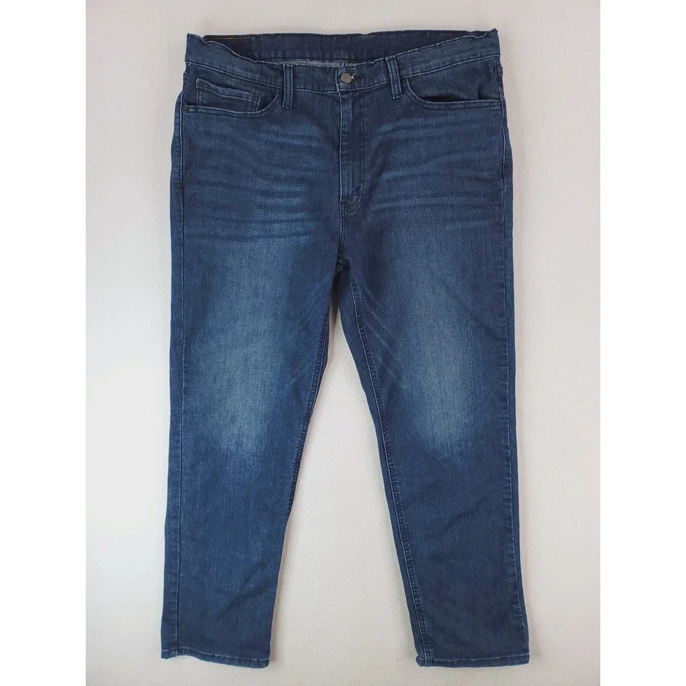Levis 541 Jeans Mens 38x32 Blue Athletic Tapered Stretch Denim Pants Red Tab